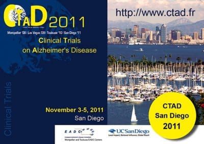 CLINICAL TRIALS ON ALZHEIMER’S DISEASE SAN DIEGO 2011