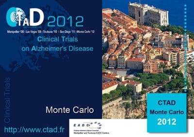 CLINICAL TRIALS ON ALZHEIMER’S DISEASE MONACO 2012
