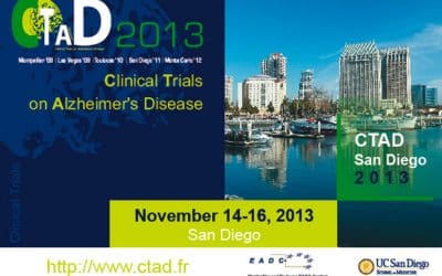 CLINICAL TRIALS ON ALZHEIMER’S DISEASE SAN DIEGO 2013