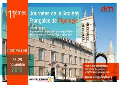 11èmes Journées de la Société Française de Myologie MONTPELLIER 2013