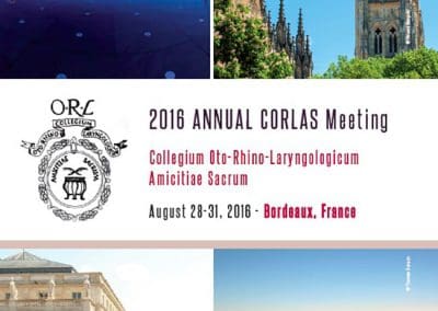 ANNUAL CORLAS MEETING BORDEAUX 2016
