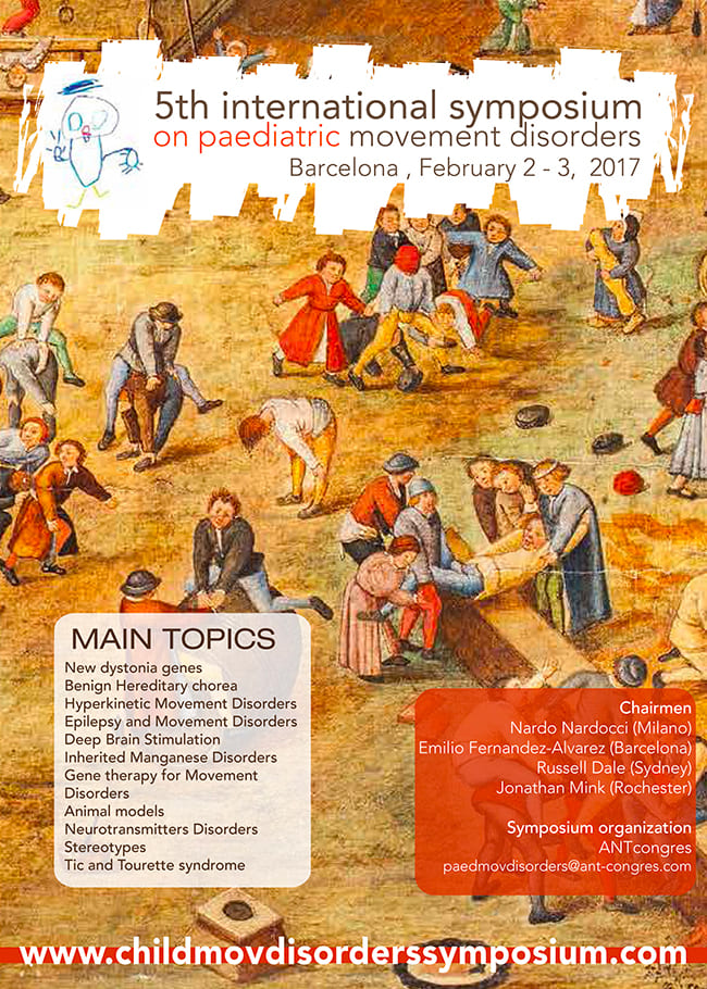 2017 – -5TH-INTERNATIONAL-SYMPOSIUM-ON-PAEDIATRIC-MOVEMENT-DISORDERS-BARCELONE